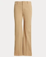 Lauren Ralph Women's Stretch Cotton Chino Flare Pants