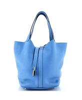 Pre-Owned Hermes Gm Picotin Lock Bag Clemence with Swift