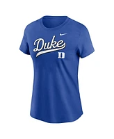 Nike Women's Royal Duke Blue Devils Local Script T-Shirt