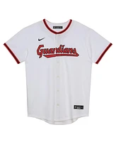 Nike Toddler White Cleveland Guardians Home Blank Replica Jersey