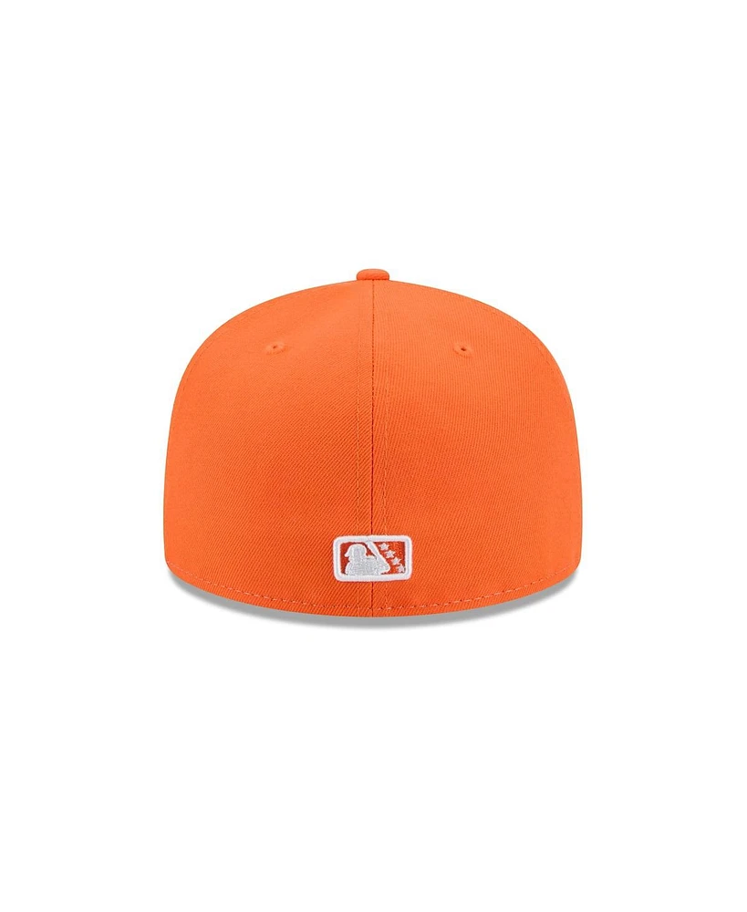 New Era Men's White Corpus Christi Hooks Theme Nights 59FIFTY Fitted Hat