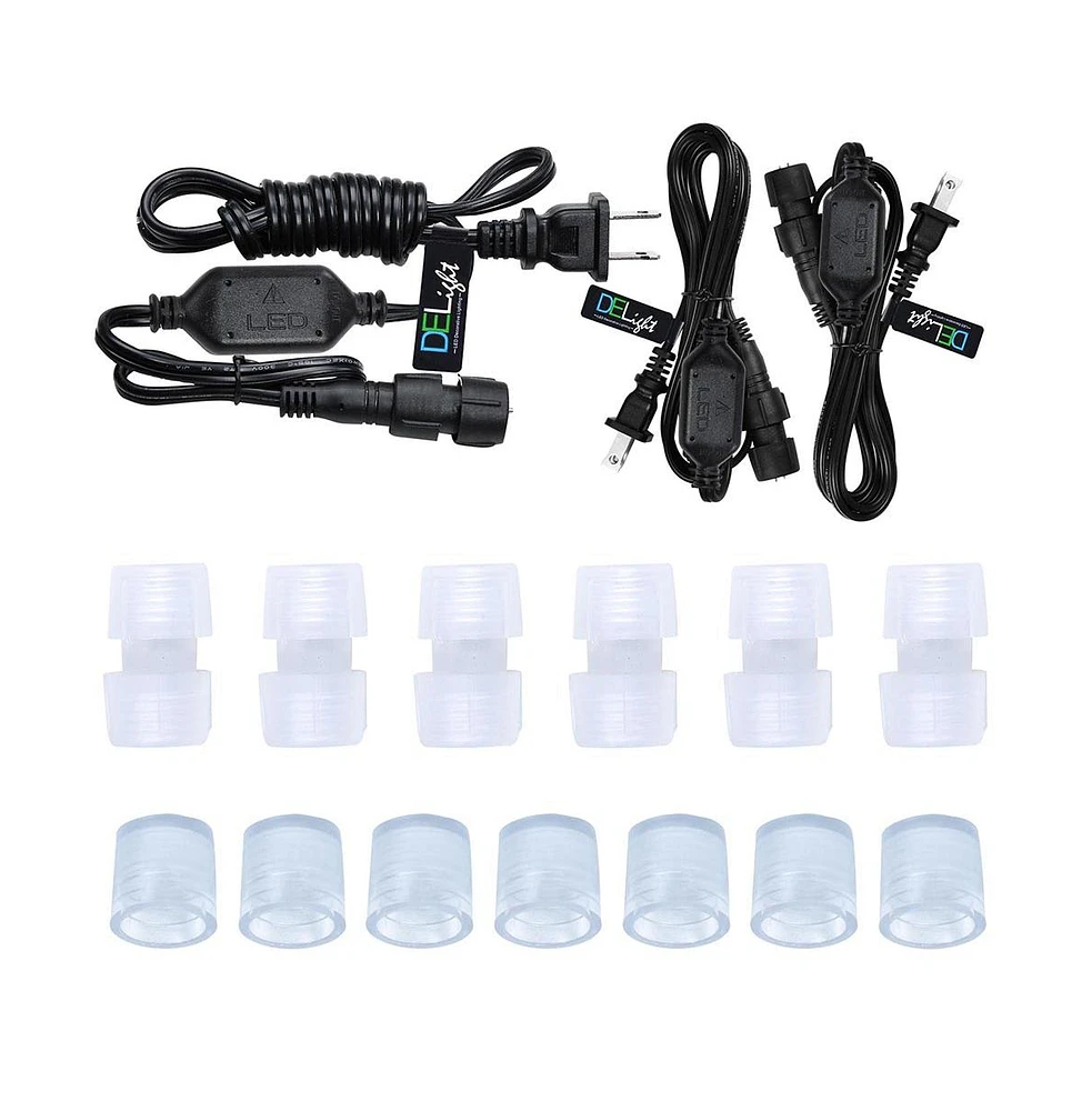 DELight 150' 2 Wire Led Rope Light Home In/Outdoor Party Xmas Lighting