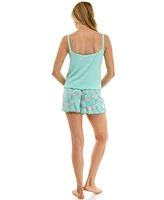 Roudelain Women's Cami Tank Top with Lettuce Edging