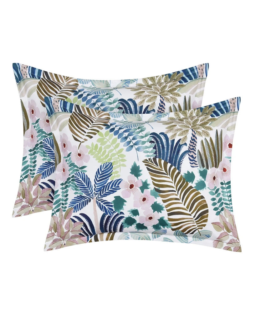 J by J Queen Bold Rainforest 3-Pc. Comforter Set, Full/Queen