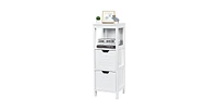 Bathroom Wooden Floor Cabinet Multifunction Storage Rack Stand Organizer