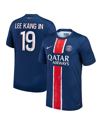 Nike Big Boys and Girls Lee Kang In Navy Paris Saint-Germain 2024/25 Replica Player Jersey