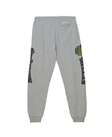 Mitchell & Ness Men's Heather Gray Dallas Mavericks Ghost Green Camo Sweatpants