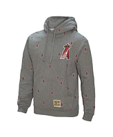 Mitchell & Ness Men's Gray Los Angeles Angels Repeat Pullover Hoodie