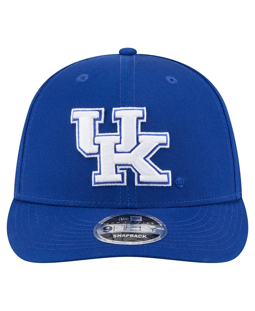 New Era Men's Royal Kentucky Wildcats Low Profile 9FIFTY Snapback Hat