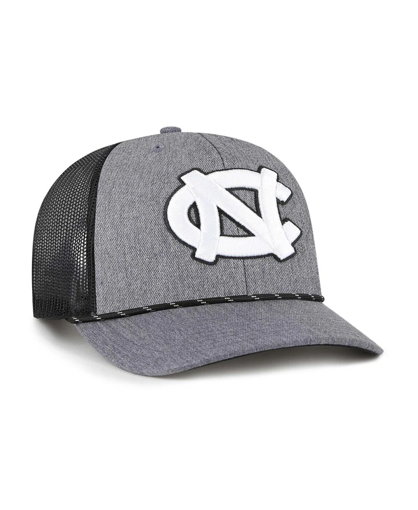 '47 Brand Men's Gray North Carolina Tar Heels Carbon Rope Adjustable Hat