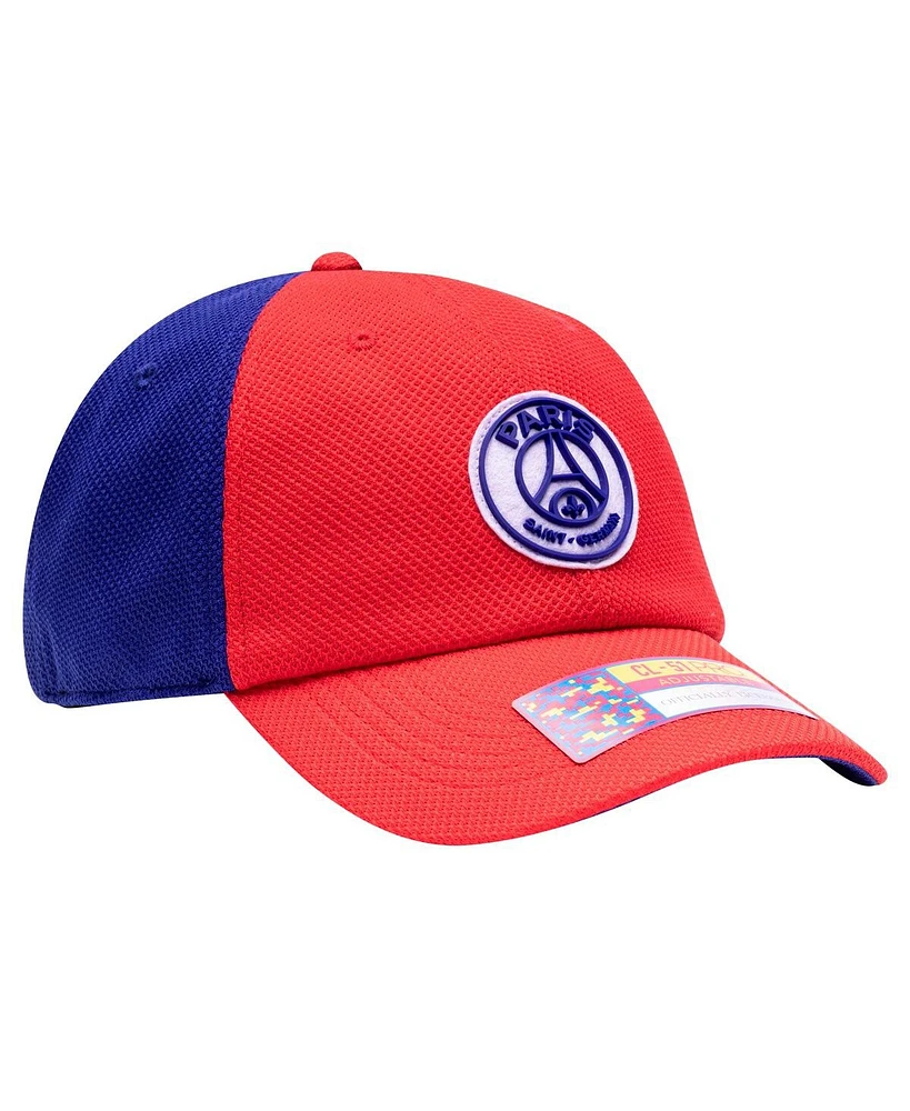 Fan Men's Ink Red/Navy Paris Saint-Germain Striker Adjustable Hat