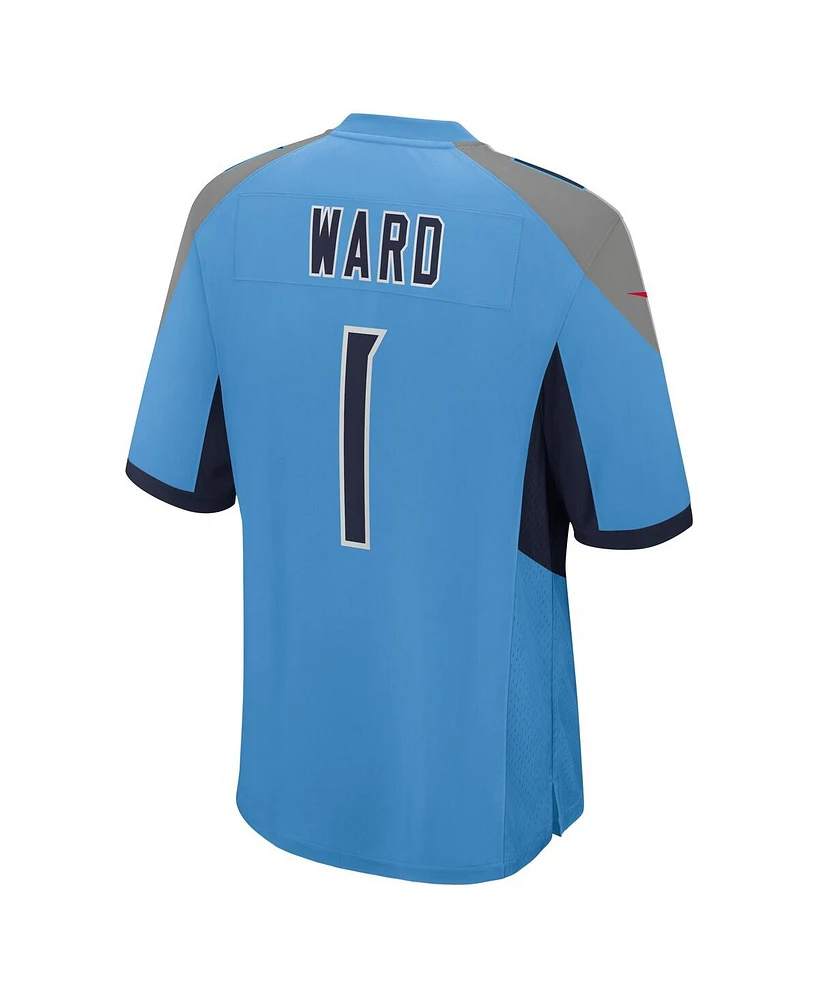 Nike Men's Cameron Ward Light Blue Tennessee Titans 2025 Nfl Draft First Round Pick Game Jersey