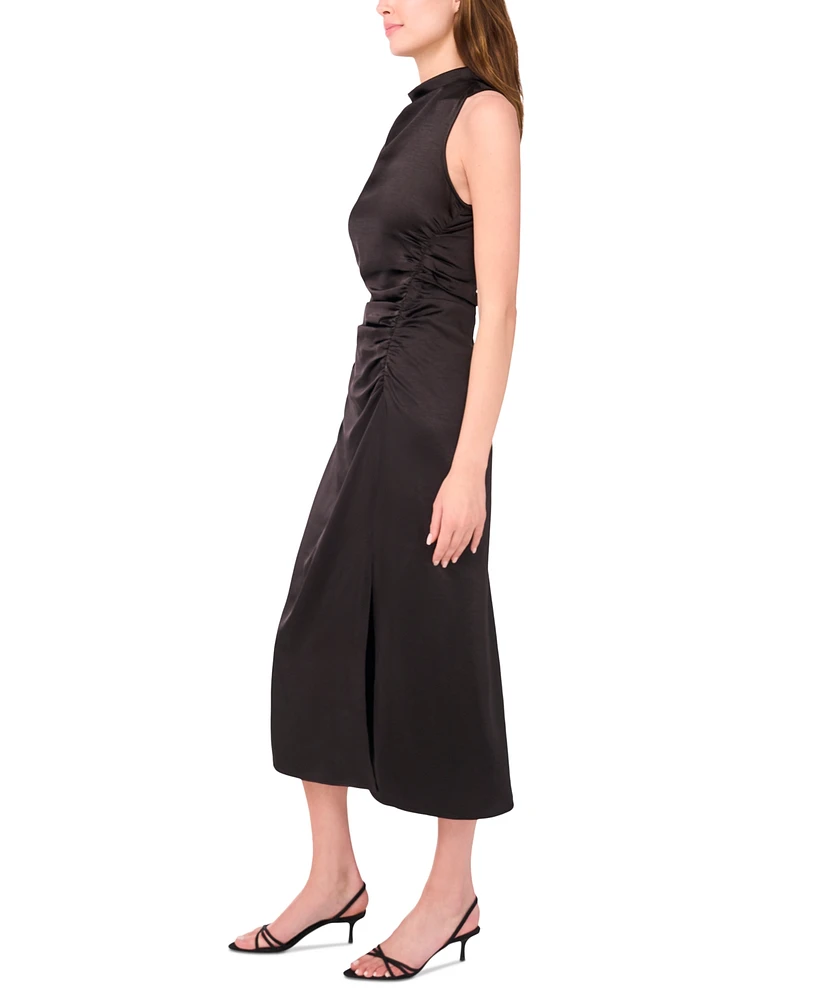 Parker Women's The Ayla Mock-Neck Ruched Midi Dress