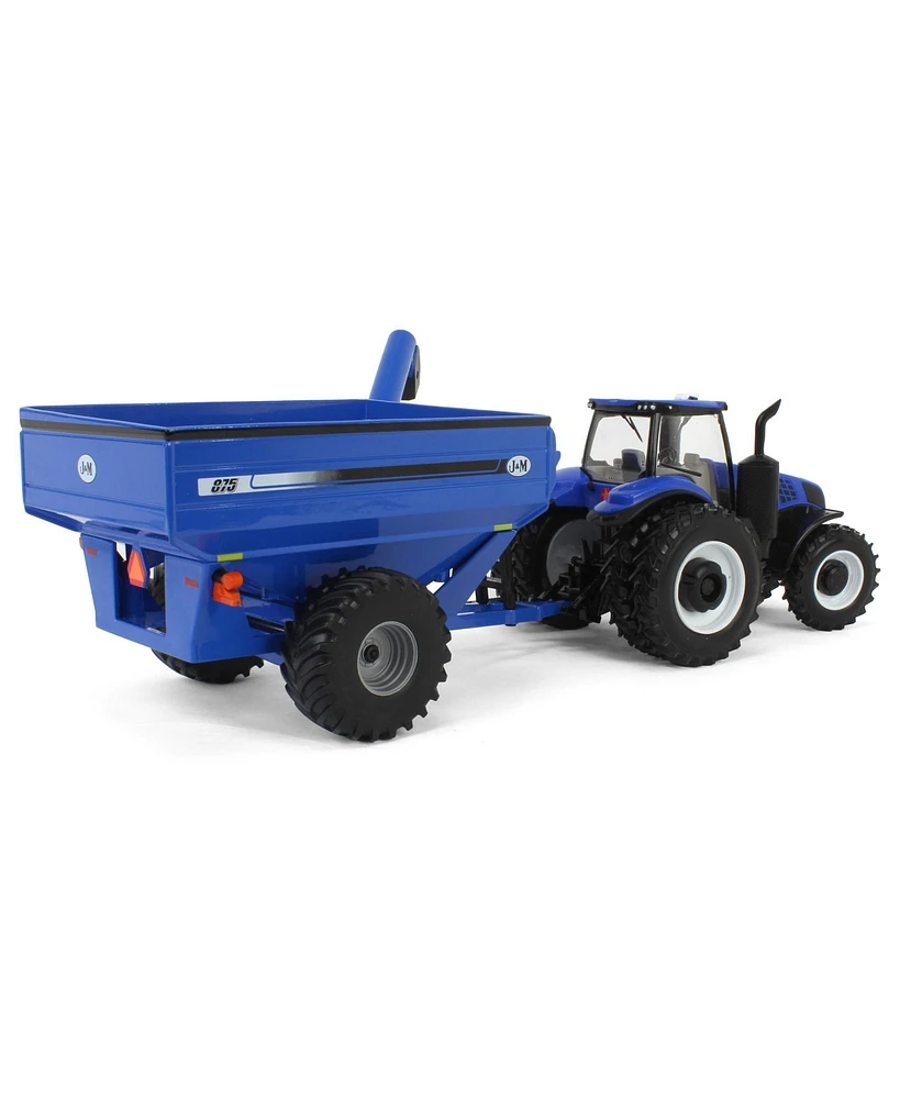 Ertl 1/32 New Holland Genesis T8.355 Tractor with J&M Grain Cart
