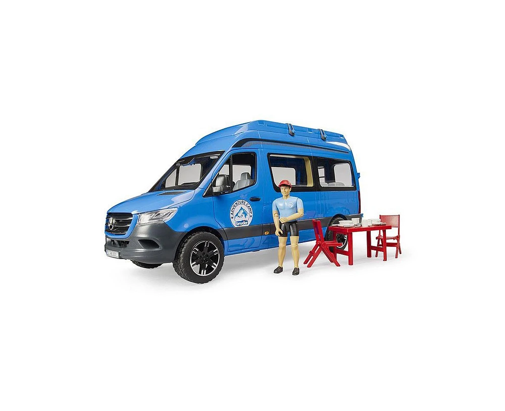 Bruder 1/16 Mercedes Bends Sprinter Camper Van with Driver