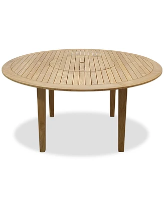 Bristol 59" Round Dining Table with Lazy Susan, created for Macy's