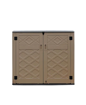 Mondawe Heavy-Duty Outdoor Storage Cabinet (Large Single-Tier)