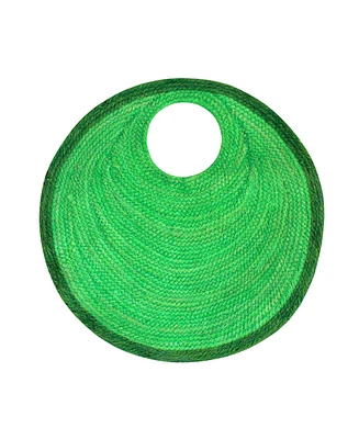 Solo Avocado Jute Bag In Green