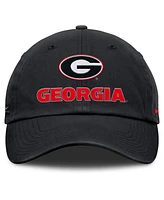 Nike Men's Black Georgia Bulldogs 2025 Sideline Club Adjustable Hat