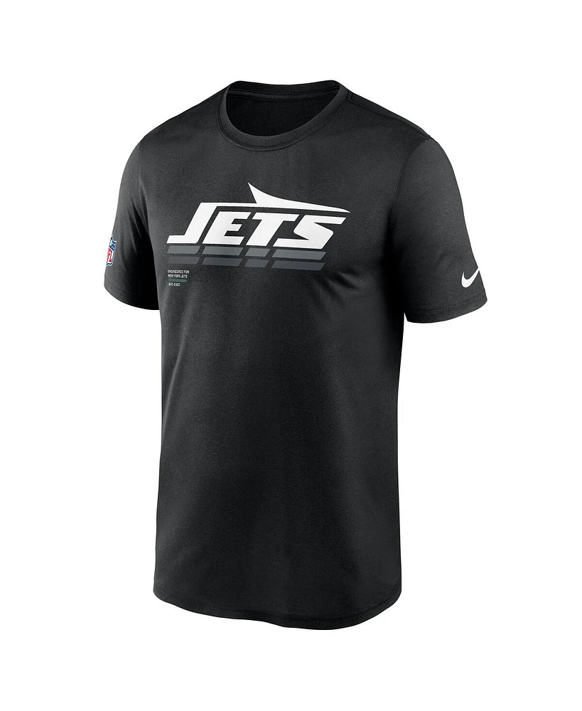 Nike Men's Black New York Jets Sideline Legend Performance T-Shirt