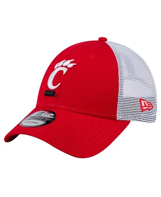 New Era Men's Red Cincinnati Bearcats Trucker 9FORTY Adjustable Hat