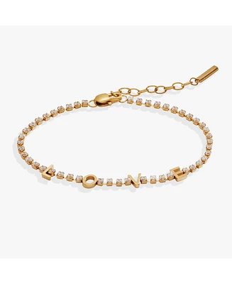 Alex and Ani Love Tennis Bracelet