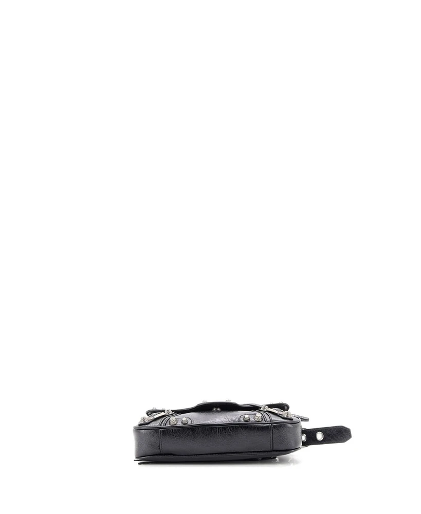 Pre-Owned Balenciaga Xs Le Cagole Giant Studs Sling Bag Leather
