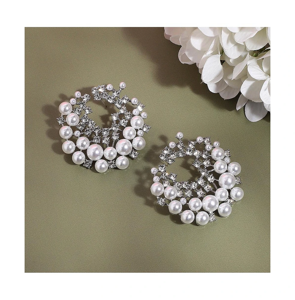 Sohi Pellet-Swirl Drop Earrings