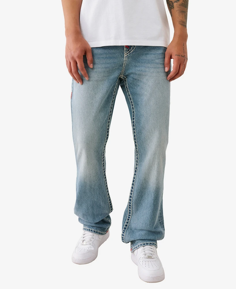 True Religion Men's Ricky Super T Mesh Flap Jeans