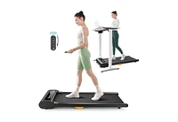 Urevo Smart Walking Pad, Under Desk Treadmill for Home/Office, Portable Walking Treadmill 2.25HP, Walking Jogging Machine with App 265 lbs Weight Capa