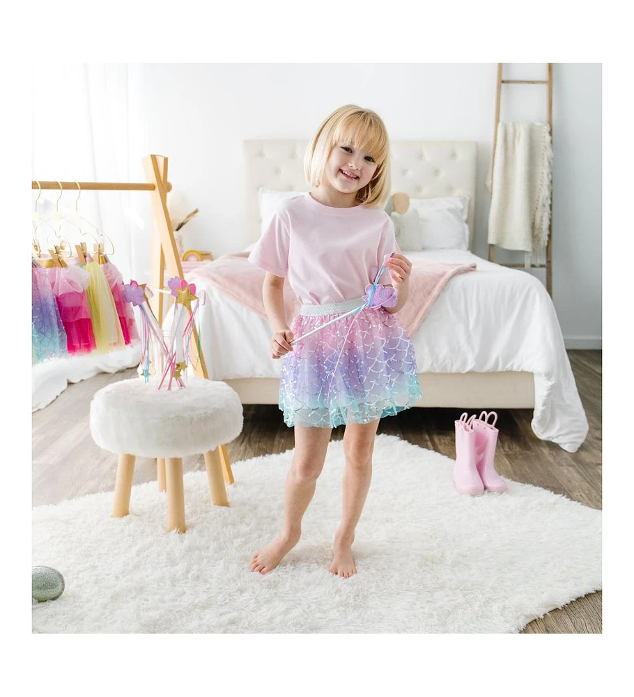Sweet Wink Baby Girls Sparkling Mermaid Tutu Skirt