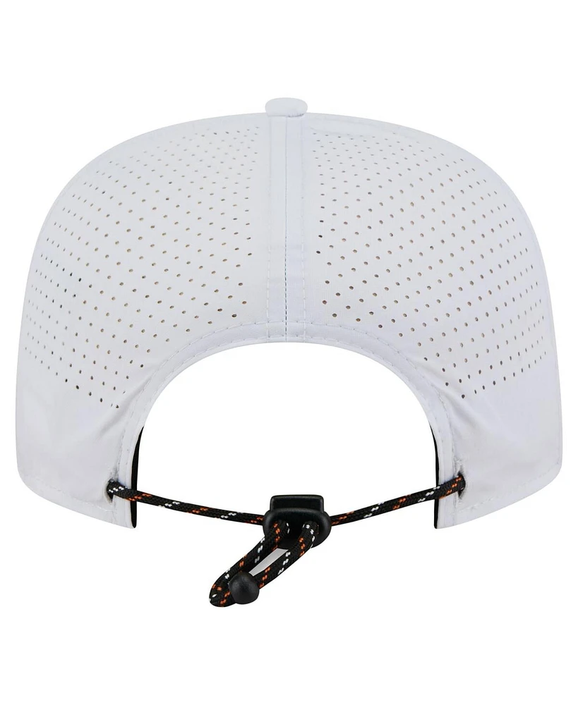 New Era Men's White Baltimore Orioles Perforated Golfer Snapback Hat