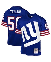 Mitchell & Ness Big Boys and Girls Lawrence Taylor Royal New York Giants 1986 Throwback Fashion Jersey
