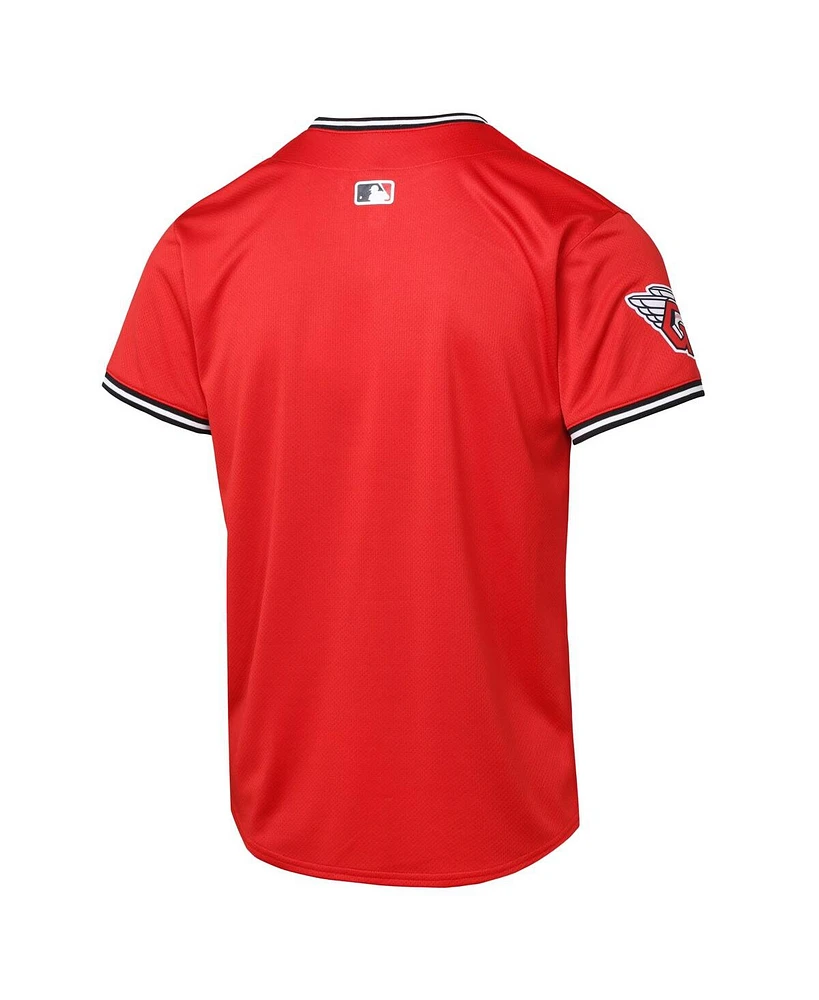 Nike Big Boys and Girls Red Cleveland Guardians Alternate 2 Limited Jersey
