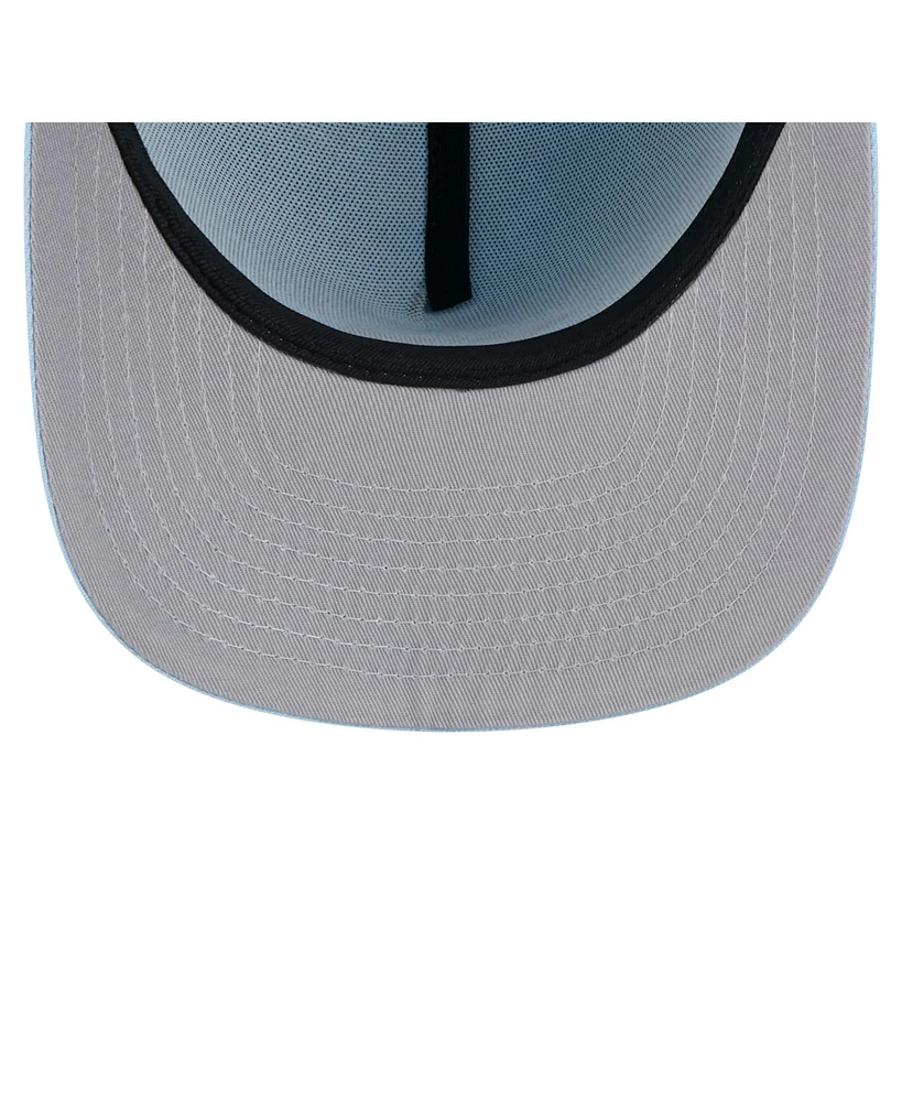 New Era Men's Light Blue Houston Astros Color Pack A-Frame 59FIFTY Fitted Hat