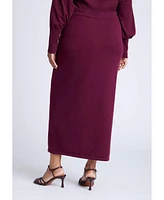 Eloquii Plus Sweater Column Skirt