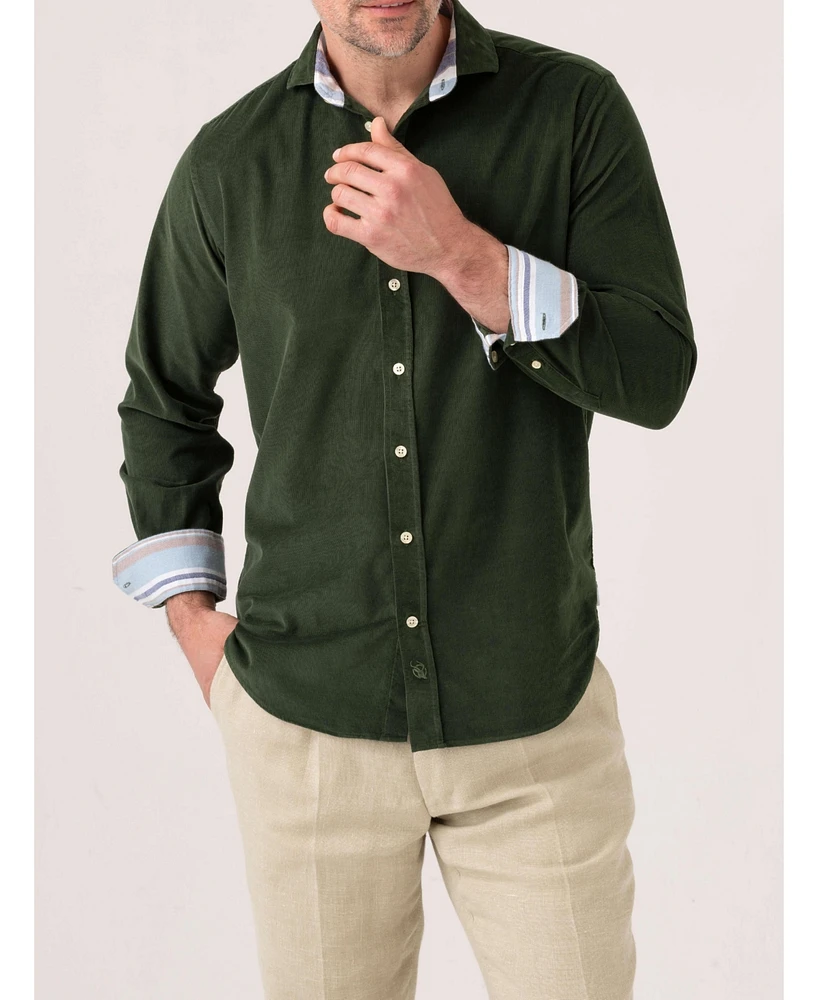 Koy Clothing Men's Long Sleeve Corduroy Shirt