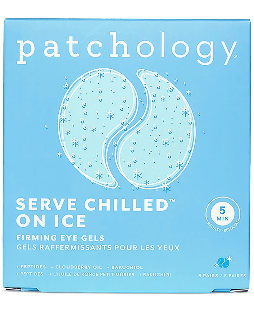Patchology Serve Chilled On Ice Firming Eye Gels, 5 pairs