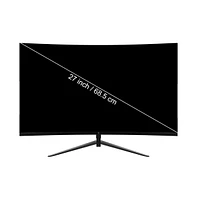 Z-edge 27 inch 2K Qhd 2560 x 1440 165Hz 1ms (Mprt) Curved Gaming Monitor, FreeSync, Hdmi 2.0, Dp 1.2