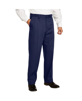 KingSize Men's Big & Tall Classic Fit Wrinkle-Free Expandable Waist Plain Front Pants