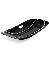 Best Choice Products 35in Kids Outdoor Plastic Sport Toboggan Winter Snow Sled Board w/ Pull Rope, 2 Handles