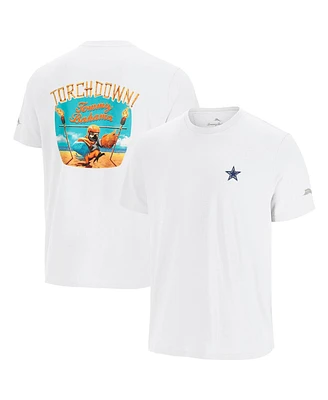 Tommy Bahama Men's White Dallas Cowboys Sport Torch Down Graphic T-Shirt