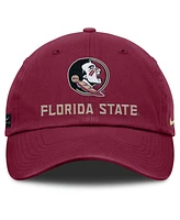 Nike Men's Garnet Florida State Seminoles 2025 Sideline Club Adjustable Hat
