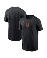 Nike Men's Black New York Mets Color Pop T-Shirt