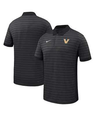 Nike Men's Vanderbilt Commodores 2025 Early Season Coaches Sideline Victory Stripe Performance Polo Shirt