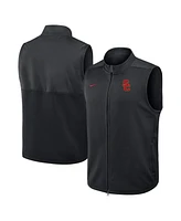 Nike Men's Black Usc Trojans Primetime Victory Performance Full-Zip Vest