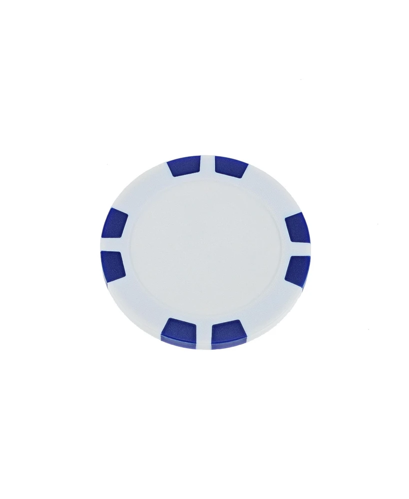 We Games 8 Stripe Clay Poker Chips, 11.5 Gram, Set of 25