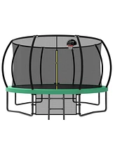 Streamdale Furniture 12FT Kids Trampoline with Net & Ladder