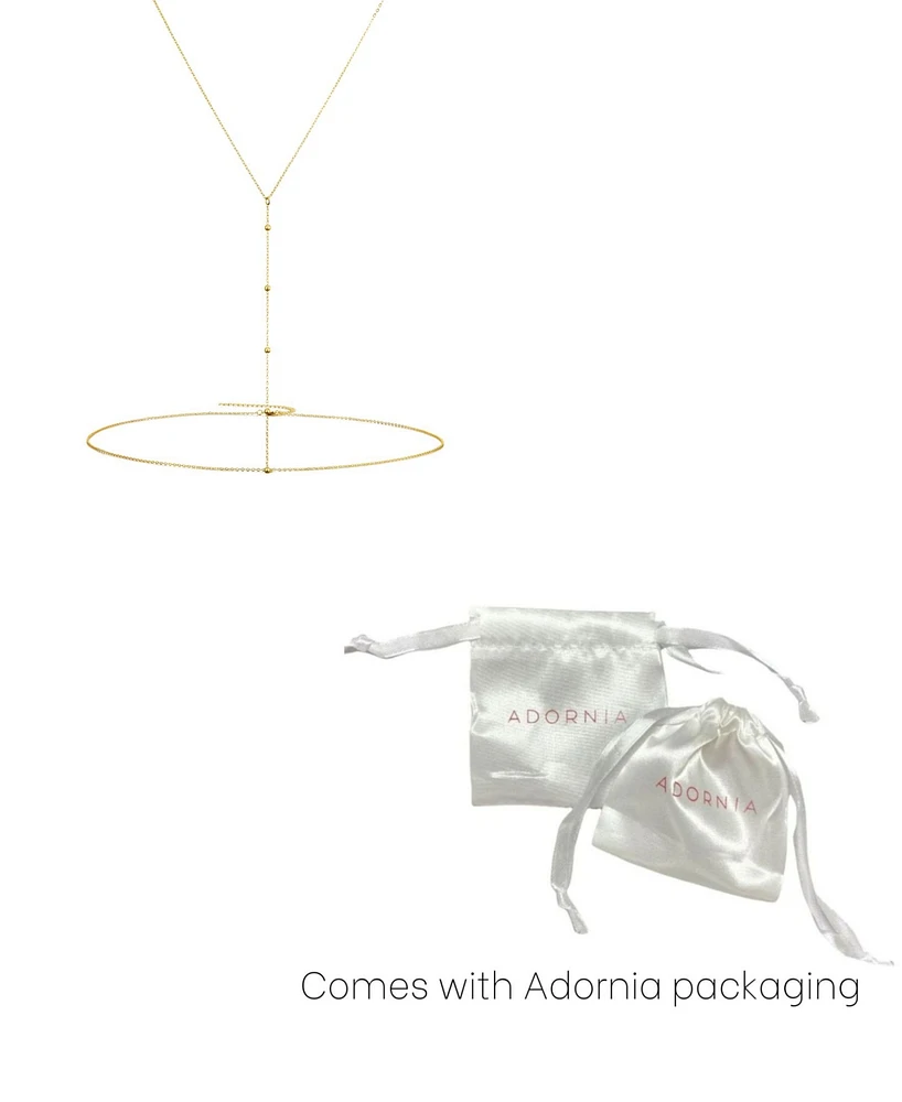 Adornia 14K Gold Plated Adjustable Body Chain