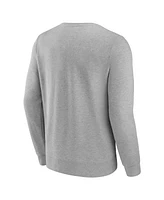Fanatics Men's Heathered Gray New England Patriots Bold Move Pullover Sweatshirt